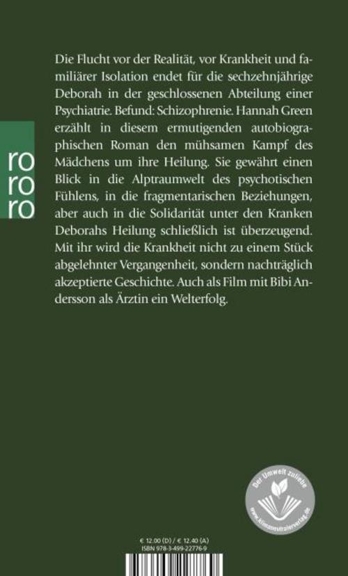 Thumbnail - Hannah Green Ich Hab Dir Nie Einen Rosengarten Versprochen