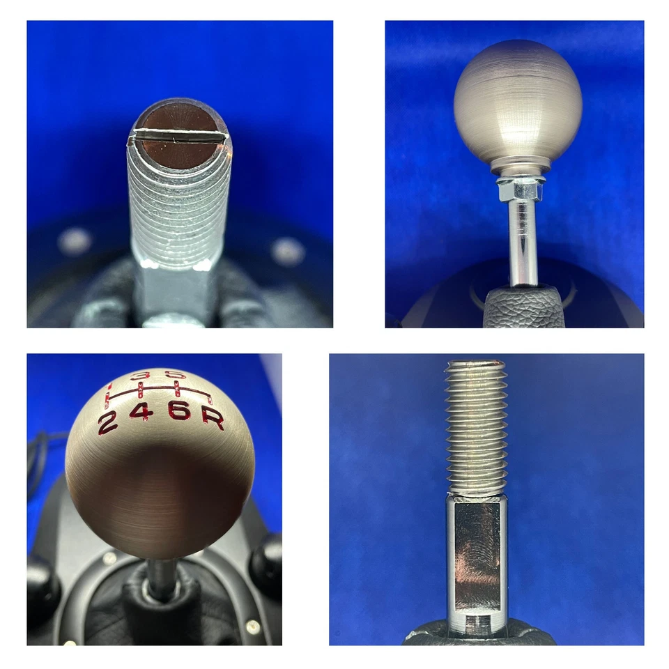 Gear Shifter Knob & Adaptor For Logitech G29 G920 G923 G27 Driving Force Shifter - Image 4 of 4