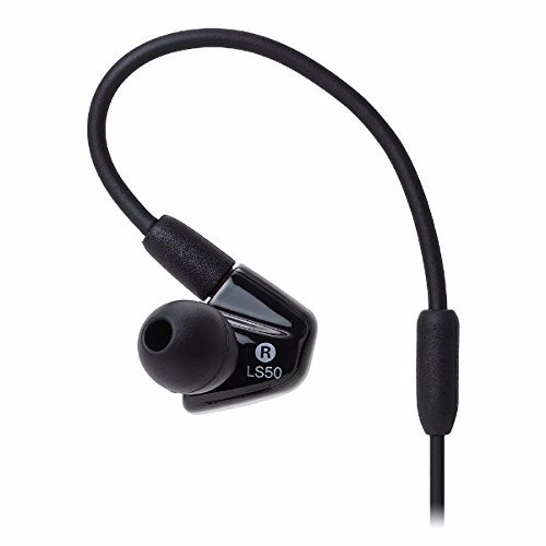 audio-technica ATH-LS50 RD Red Dynamic In-Ear Headphones NEW