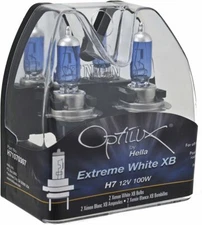 HELLA H71070307 Optilux XB Series H7 Xenon White Halogen Bulbs, 12V, 100W 2 Pack