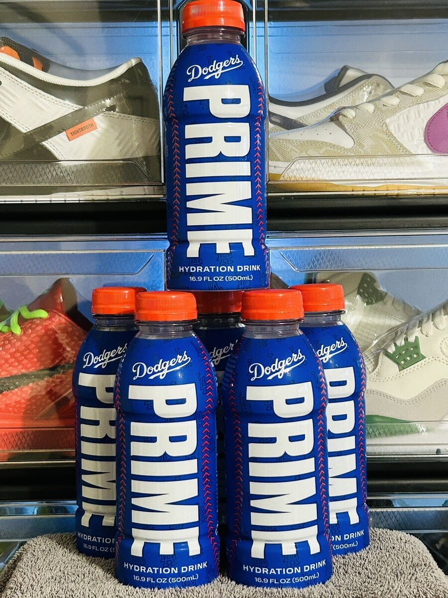 1 RARE Blue 2024 LA Dodgers Prime Hydration 1 bottle LIMITED 1 RARE Blue 2024 LA Dodgers Prime Hydration 1 bottle LIMITED