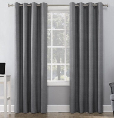Sun Zero Grommet Blackout Curtain 1 Panel, 50.0'' x 95.0''