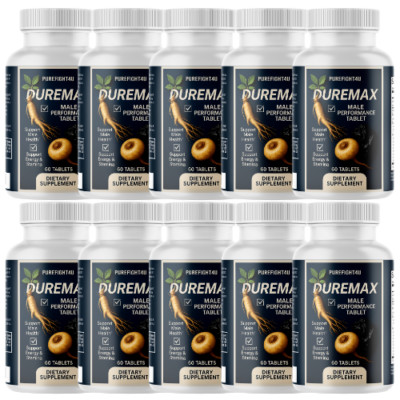 Duremax Tablets, Daily Vitality & Wellness Support Supplement - 10 Bottles