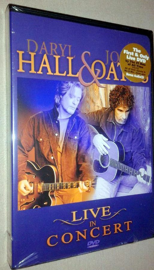 HALL & OATES–LIVE IN CONCERT-DVD FACTORY SEALED-BONUS CD | eBay