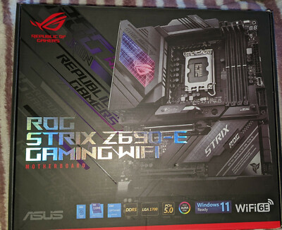 Asus ROG Strix Z690-E Gaming WiFi Motherboard LGA 1700 for 12th gen Intel CPU 