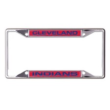 CLEVELAND INDIANS METAL LICENSE PLATE FRAME H...