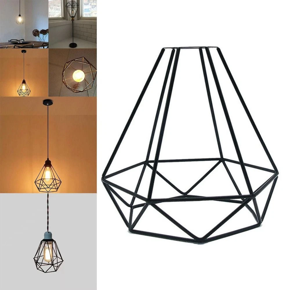 Geometric Light Cage Iron Ceiling Pendant Lampshade Lamp Shade