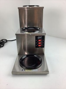 Wilbur Curtis Decanter Warmer 3 Station Step-Up AW-3SR, Tested #6048