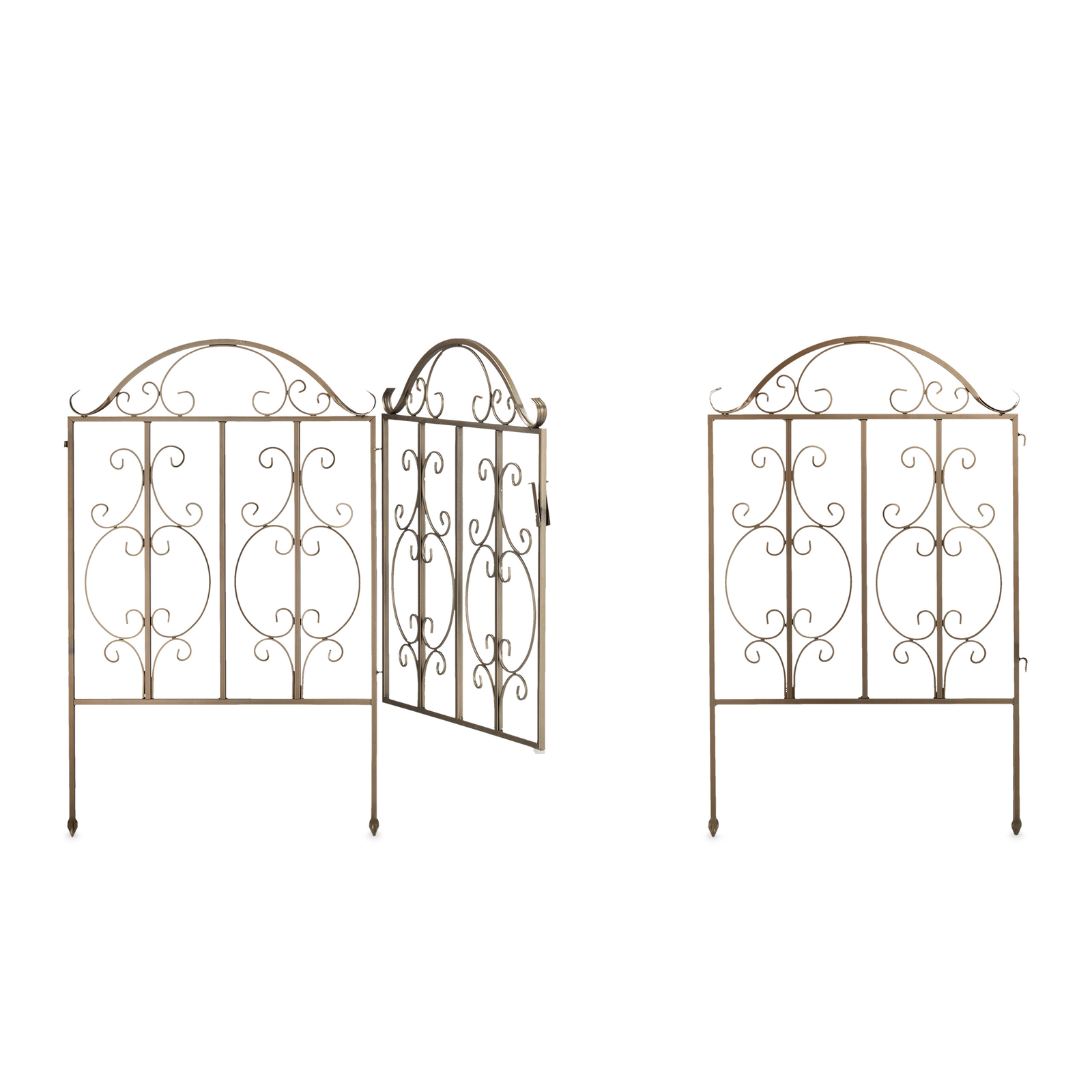 Puerta de jardín bronce Puerta metálica de jardín Puerta para valla de jardín