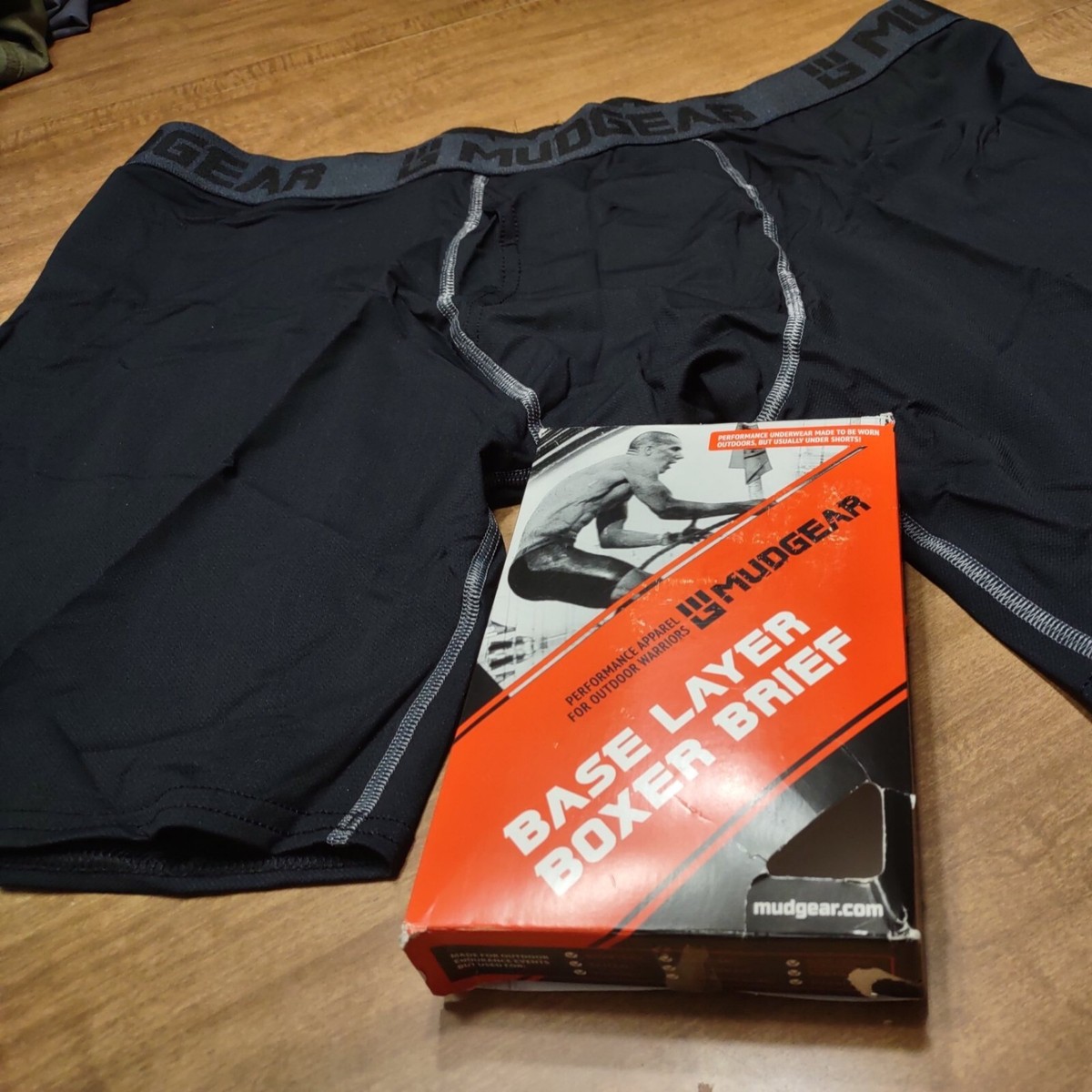New MudGear Performance Base Layer Boxer Brief 9