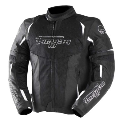 Furygan Ultra Spark 3in1 Vented+ Motorradjacke (Schwarz/Weiß) Gr: 3XL