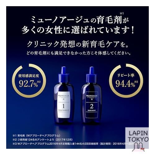 NEW] MUNOAGE W Approach Hair Program 60mL for women Hair