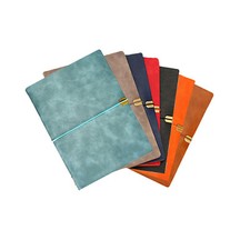 PU Leather Loose-leaf notebook A5 Circular binder Office Home