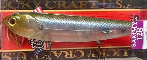 LUCKY CRAFT SAMMY 128 Topwater 5” 1 oz Walking Fishing Lure - MJ Ghost Minnow