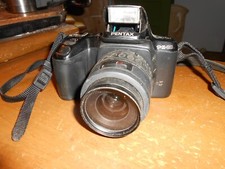 Pentax PZ-20 35mm SLR Film Camera w/Pentax F3.5-4.7 28-80mm Lens UNTESTED