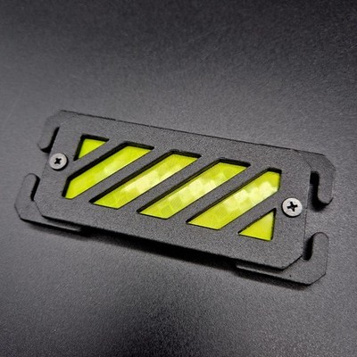 Reflektor Molle Clip Sicherheit Everyday Carry Morale Patch Abzeichen 8x3,6 cm
