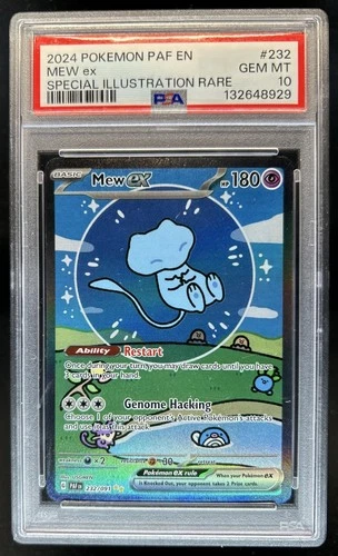 2024 Pokemon Paldean Fates Mew ex #232/091 PSA 10 GEM MINT