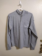 Vineyard Vines Men's XS Gray Pullover Hooded Long Sleeve Tee Shirt EUC