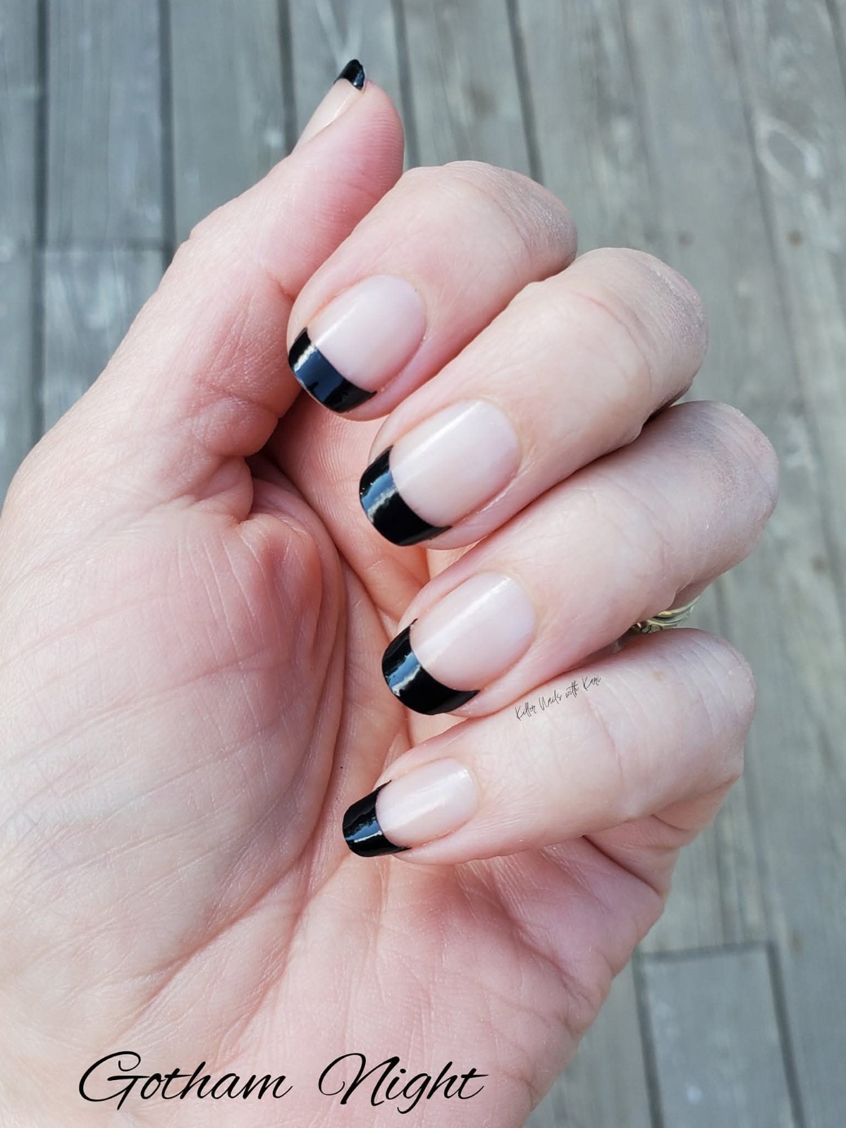 GOTHAM NIGHT FRENCH MANICURE