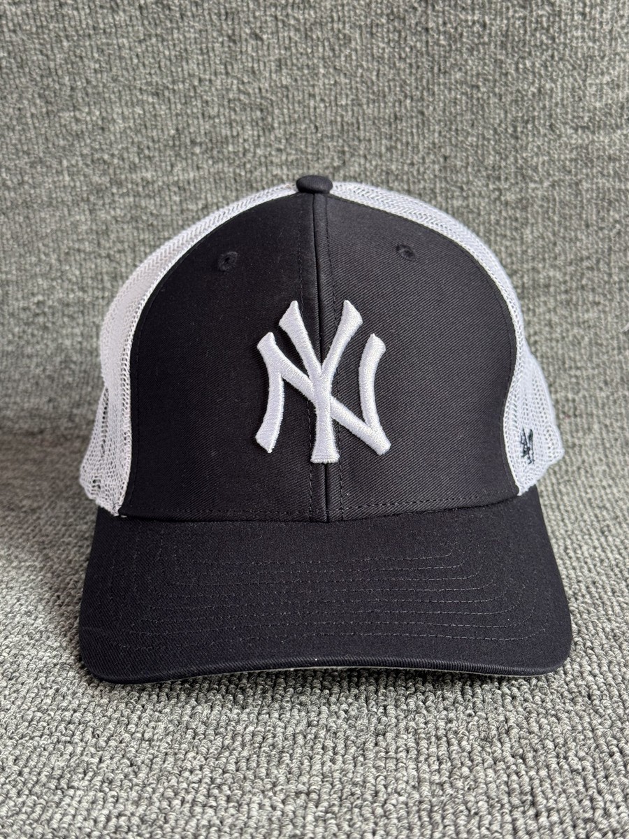'47 Brand New York Yankees MLB Trucker Snapback Hat Black White