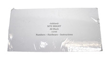 Ashland Nite Bright All Black Reflective Address Numbers Sign 14340 Wall Mount