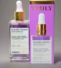 Truly Glazed Donut After Shave Oil, Hydrating, 3.1 oz. /90 mL - New in Box