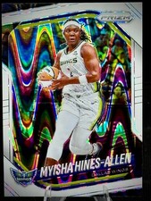 2025 Panini WNBA Prizm - Myisha Hines-Allen #96 - White Seismic Prizm
