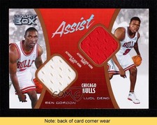 2004 Luxury Box Assist Relics Tier Reserved /200 Ben Gordon Luol Deng READ 0i92