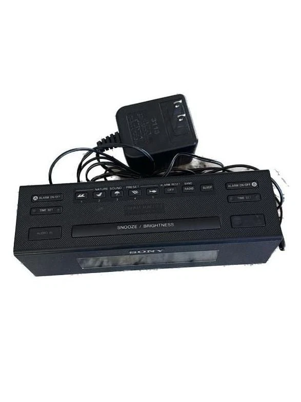 Sony ICF-C707 Nature Sounds Alarm w Digital AM/FM Radio - Dream Machine Aux plug - Image 2 of 4