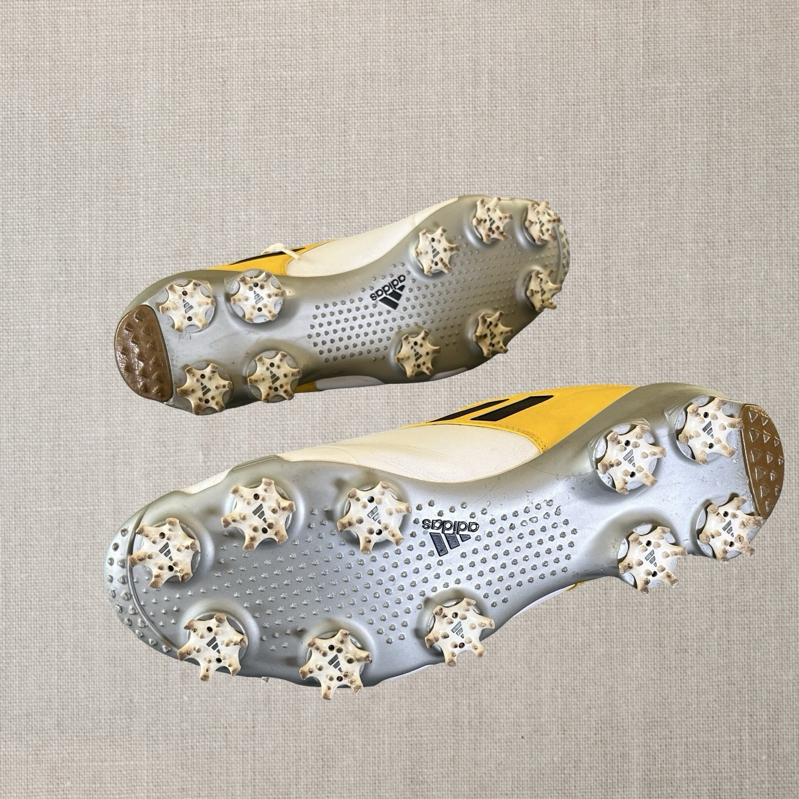 ADIDAS Adizero EVG-791003 Men's Golf Shoes White Yellow Black Size 10 thumbnail 6