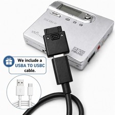 USBC charging and data sync adapter For Sony MD NW-HD1 NW-HD2 NW-HD3