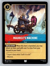 Disney Lorcana Maurices Machine 151/204 Archazias Island Item Belle Card