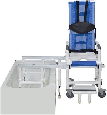 MJM International One Step Locking System Tilt N Space Bathroom Transfer...