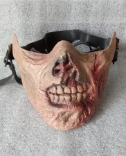 Zombie Half-face paintballing Mask. Frightening real looking. Fancy Dress item?