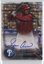 2016 Bowman Inception Inceptionalized Prospect 198/200 Jhailyn Ortiz Auto 1c6t