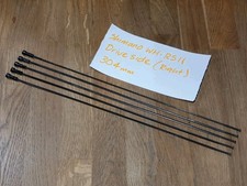 5x Shimano WH-RS11 trazione dritta 304 mm lato guida (destra) raggi posteriori neri