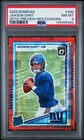 2025 PANINI DONRUSS OPTIC PREVIEW-RED PANDORA #400 JAXSON DART ROOKIE RC PSA 8