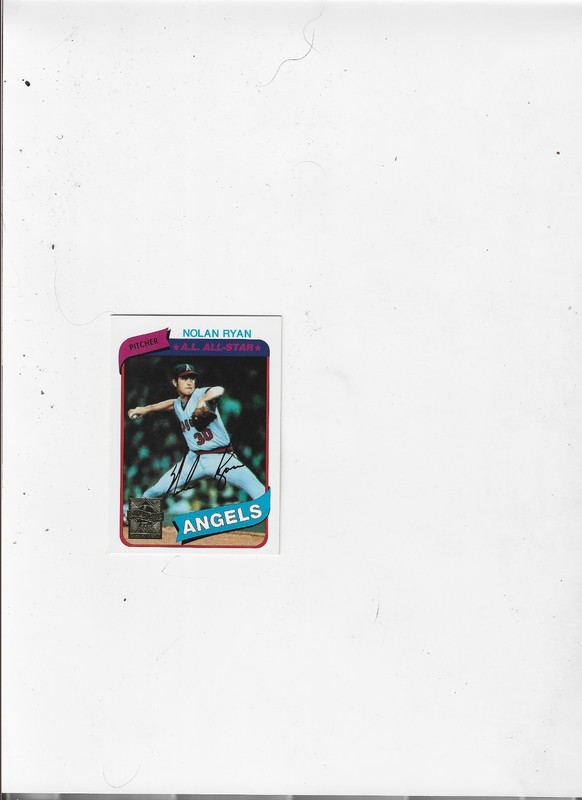 1999 Topps - Nolan Ryan Reprints Nolan Ryan #13 1980 Topps