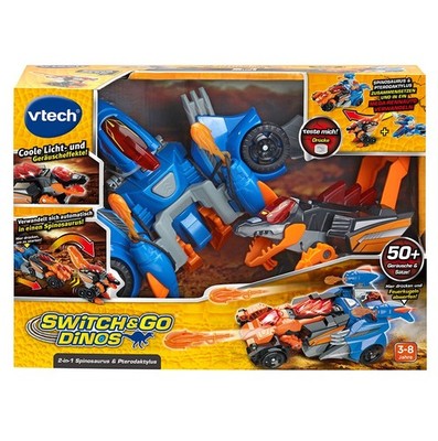 VTECH SWITCH & GO DINOS 2-IN-1 SPINOSAURUS & PTERODAKTYLUS NEU OVP