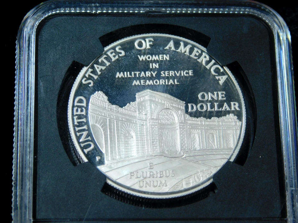 1994-P $1 Womens Veterans Memorial Silver - NGC PF69 Ultra Cameo - Image 4 of 4
