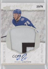 2021 The Cup Exquisite Collection Rookie 23/79 Ross Colton #EC-RC Patch Auto j8g