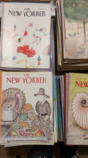 Vintage The New Yorker Magazine Lot Of 30 From 1983-1989 Art Props Advertising