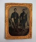 Civil War soldiers on tintype photograph
