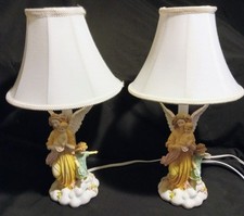 Angel And Children Accent Table Lamps 2 
