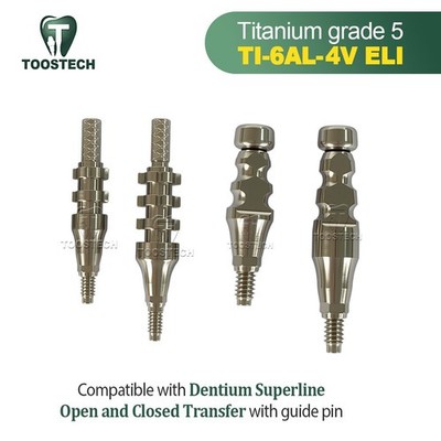 Impression Transfer open and closed tray fits to Den-tium superline D4.5/5.5mm
