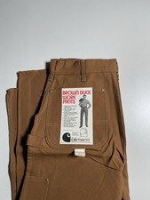 Deadstock Vintage 70s 80s Carhartt 36 Double Front Knee Work Pants Duck Canvas