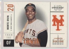 2001 Upper Deck Legends of New York Monte Irvin #38 HOF 2x3