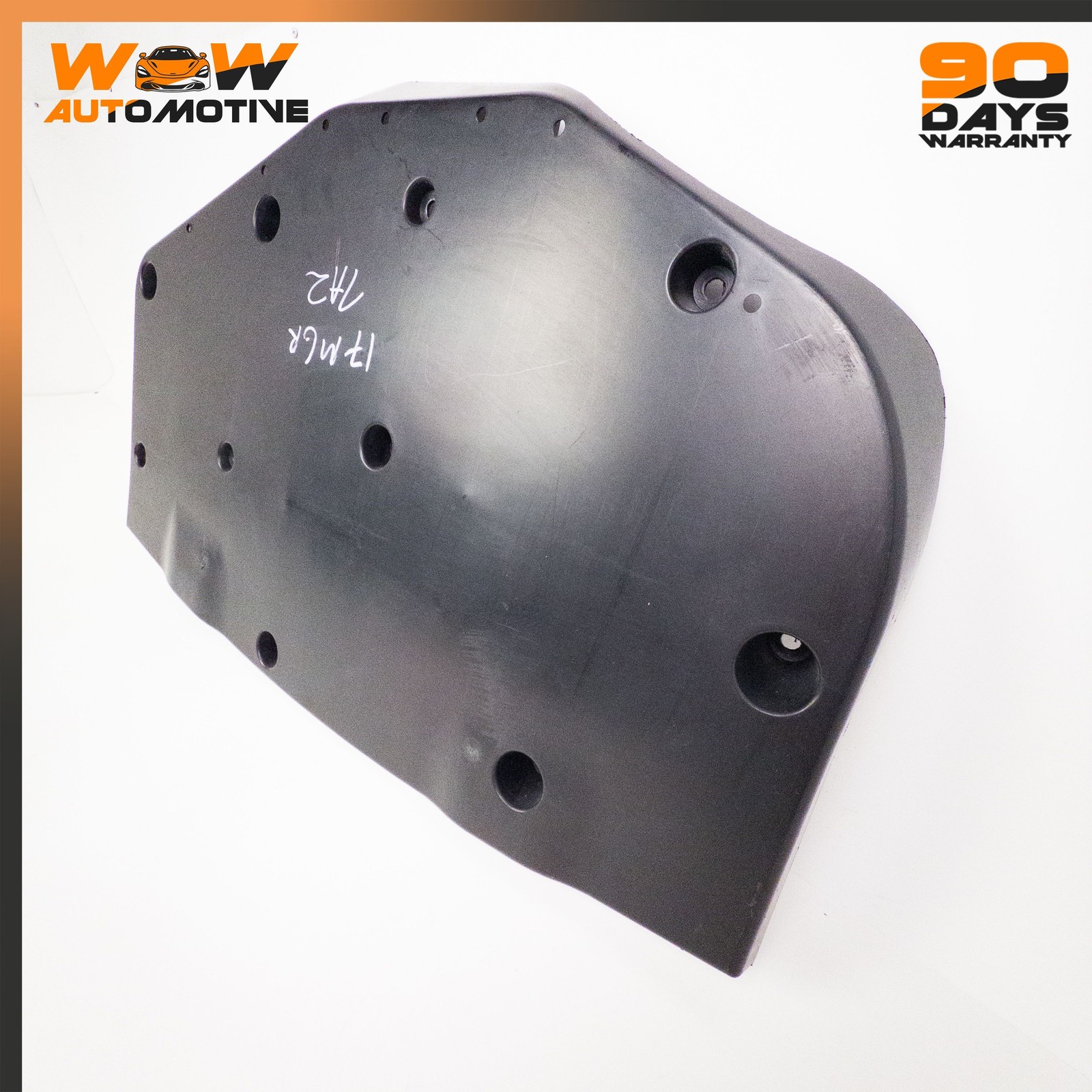 14-19 MASERATI GHIBLI REAR UNDERBODY SKID SPLASH GUARD SHIELD COVER BLACK OEM