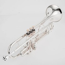 Stradivarius 190s-37 50th Anniversary Silver Trumpet Pipe Flat Instrument Brass