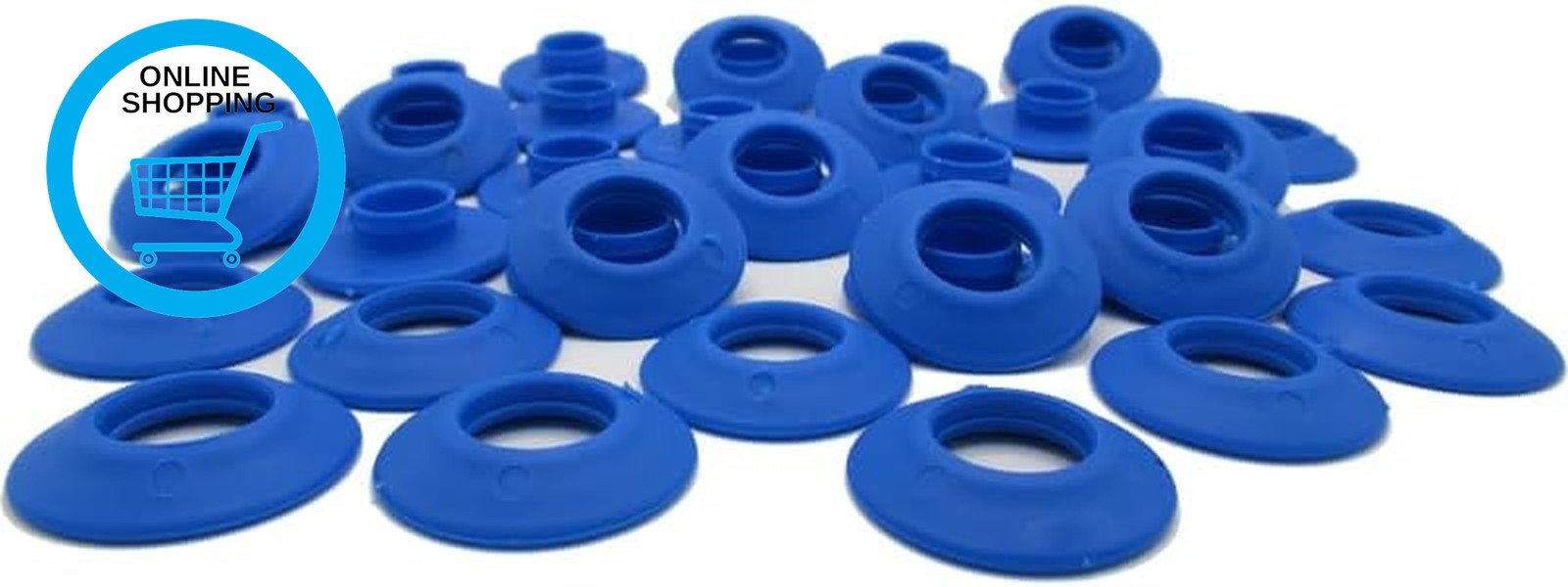 Langard 12Mm Blue Snap 'N' Tap Eyelets Pack of 20Pcs